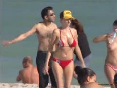 On the beach, a deserving group of lustful, indiscreet strangers